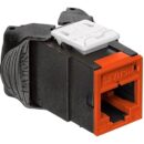 Leviton 61UJK-RO6 Atlas-X1 CAT6 UTP QuickPort Jack, Orange
