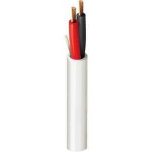 Belden 6200UE 0091000 16/2 Security and Commercial Audio Cable, Plenum, BC, CL2P, Flamarrest, 1000' (304.8m) Reel, White