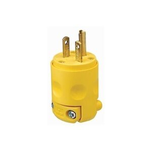 Leviton 620PV Connectors, YL Plug Dead Front 2PO 3WI 6-20P 20A250V