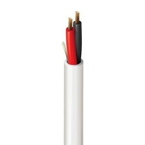 Belden 6300UE 009U1000 18-2 Stranded BC Security and Commercial Audio Cable, Plenum-CMP, UnReel 1000', White