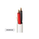 Belden 6300UE 009U250 18/2 Security and Commercial Audio Cable, CMP, BC, 250' (76.2m) UnReel, White