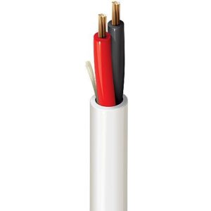 Belden 6300UE 009Z1000 18/2 Security and Commercial Audio Cable, CMP, BC, 1,000' (304.8m) ReelTuff Box, White