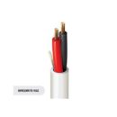 Belden 6300UE 010U250 18/2 Security and Commercial Audio Cable, CMP, BC, 250' (76.2m) UnReel, Black