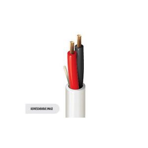 Belden 6300UE 010Z1000 18/2 Security and Commercial Audio Cable, CMP, BC, 1000' (304.8m), Black