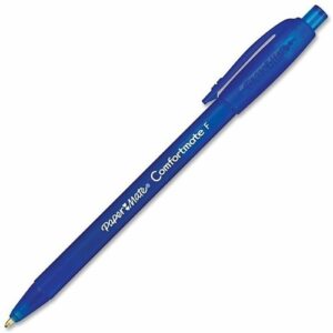 Paper Mate 6360187 ComfortMate Retractable Ballpoint Pens, Fine Point, 0.8mm, Blue