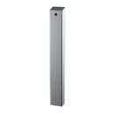 Pedestal Pro 64TOW-2NIP-01-304 Access Control Mounting Post, 47" Stainless Steel Bollard Tower, Flush Mount