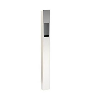 Pedestal Pro 64TOW-AIP-001-304 Access Control Mounting Post, 63-Inch Stainless Steel Pedestal Bollard, 4x6" Brushed Finish