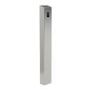 Pedestal Pro 64TOW-AIP-01-304 Access Control Mounting Post, 47" Stainless Steel Tower with Aiphone JO-DV Video Doorbell