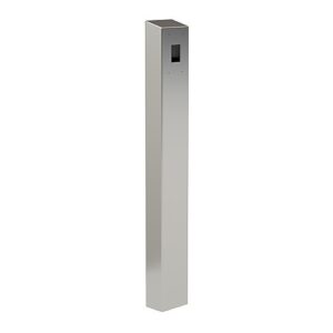 Pedestal Pro 64TOW-AIP-01-304 Access Control Mounting Post, 47" Stainless Steel Tower with Aiphone JO-DV Video Doorbell