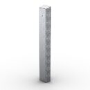 Pedestal Pro 64TOW-AWID-03-304 Access Control Mounting Post, 47" Stainless Steel Bollard Fits AWID SR-3600