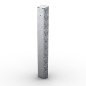 Pedestal Pro 64TOW-AWID-03-304 Access Control Mounting Post, 47" Stainless Steel Bollard Fits AWID SR-3600