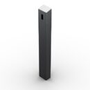 Pedestal Pro 64TOW-AXIS-03-304 Access Control Mounting Post, 47" Stainless Steel Bollard, Fits Axis A8105-E for Surface Mounting