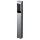 Pedestal Pro 64TOW-AXIS-05-304 Access Control Mounting Post, 47" Stainless Steel Bollard, Tower Axis A8207-VE MK2 with Recess Mount