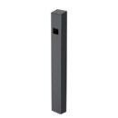 Pedestal Pro 64TOW-AXIS-06-304 Access Control Mounting Post, 47" Stainless Steel Bollard, Surface Mount