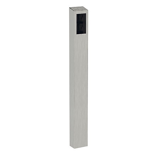 Pedestal Pro 64TOW-COM-002-304 Access Control Mounting Post, 54" Stainless Steel Bollard, Architectural Tower Design, Includes IKALL 2 Module