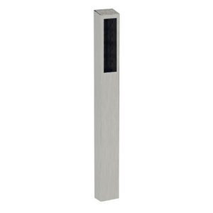 Pedestal Pro 64TOW-COM-004-304 Access Control Mounting Post, 54" Stainless Steel Bollard, IKALL 4 Module