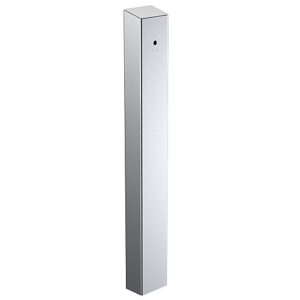 Pedestal Pro 64TOW-PAXT-06-304 Access Control Mounting Post, 47" Stainless Steel Bollard Tower Fits Paxton P38 and K38 Readers