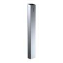 Pedestal Pro 64TOW-VIKI-03-304 Access Control Mounting Post, 47" Stainless Steel Bollard with Viking PRX-5 Proximity Reader and Keypad