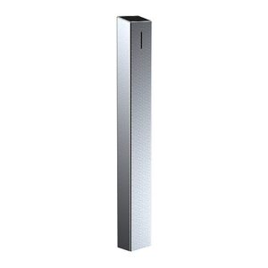 Pedestal Pro 64TOW-VIKI-03-304 Access Control Mounting Post, 47" Stainless Steel Bollard with Viking PRX-5 Proximity Reader and Keypad