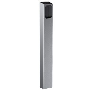 Pedestal Pro 64TOW-ZENI-01-304 Access Control Mounting Post, 47" Stainless Steel Bollard Fits Zenitel TCI Series Intercoms