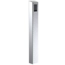 Pedestal Pro 64TOW-ZENI-02-304 Access Control Mounting Post, 47" Stainless Steel Bollard