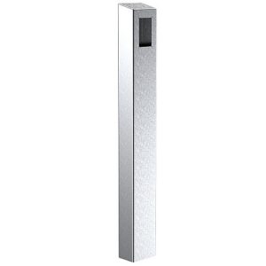 Pedestal Pro 64TOW-ZENI-02-304 Access Control Mounting Post, 47" Stainless Steel Bollard