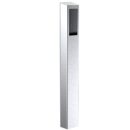 Pedestal Pro 64TOW-ZENI-04-304 Access Control Mounting Post, 47" Stainless Steel Bollard Fits Zenitel CRM-V-2