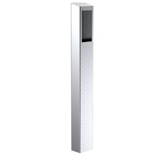Pedestal Pro 64TOW-ZENI-04-304 Access Control Mounting Post, 47" Stainless Steel Bollard Fits Zenitel CRM-V-2