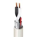 Belden 6500FE 009U1000 22/2 Security and Commercial Audio Shielded Cable, Plenum-CMP, 1000' UnReel, White