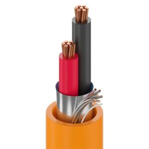 Belden 6500FE 877U250 22/2 Stranded BC Speaker Cable, Plenum-CMP, Flamarrest Jacket with Ripcord, 250' (76.2m) UnReel, Natural