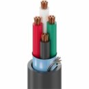 Belden 6502FE 8771000 Plenum Cable, 4/22 Stranded BC, Beldfoil Shielded, Flamarrest, CMP