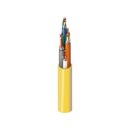 Belden 658AFJ 0041000 22/3, 18/4, 22/4 and 22/2 Stranded BC Cable, Shielded, Plenum-CMP, 1000' (304.8m) UnReel, Yellow