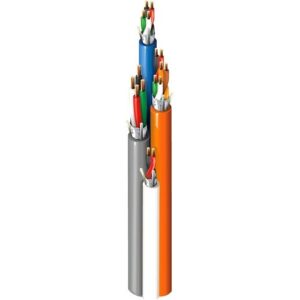 Belden 658AFS 0001000 22/3 Pair, 18/4, 22/4, 22/2, Shielded, Banana Peel, CMP, 1000' (304.8m) Reel, Orange, White, Blue, Gray