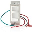 Leviton 6674-10W White SureSlide Universal Dimmer, 150W for LED/CFL