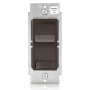 Leviton 6674-P0B Dimmer Slide Decora Incandescent/CFL/LED Single-Pole / 3-Way Preset, Brown