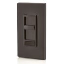 Leviton 6674-P0B Dimmer Slide Decora Incandescent/CFL/LED Single-Pole / 3-Way Preset, Brown