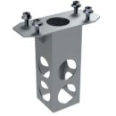 Pedestal Pro 66TOW-EMER-02-304 Emergency Tower Prefabricated Poured Wet Concrete Anchor for Permanent Foundation, Stainless Steel