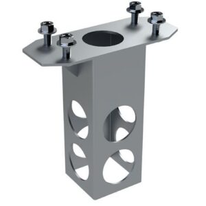 Pedestal Pro 66TOW-EMER-02-304 Emergency Tower Prefabricated Poured Wet Concrete Anchor for Permanent Foundation, Stainless Steel