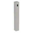 Pedestal Pro 66TOW-PRO-001-ALU Access Control Mounting Post, 47" Bollard, Aluminum