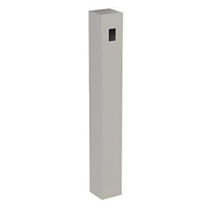 Pedestal Pro 66TOW-PRO-001-ALU Access Control Mounting Post, 47" Bollard, Aluminum