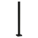Pedestal Pro 66TOW-PRO-001-CRS 10' Steel Camera Pole with 6" Tube, ADA Compliant, Powder Coated Black Wrinkle