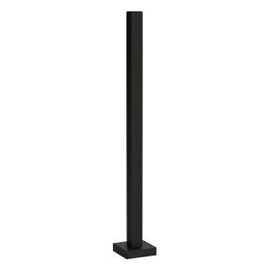 Pedestal Pro 66TOW-PRO-001-CRS 10' Steel Camera Pole with 6" Tube, ADA Compliant, Powder Coated Black Wrinkle