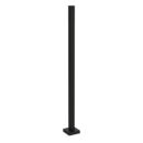 Pedestal Pro 66TOW-PRO-003-CRS 14' Steel Camera Pole with 6" Tube, ADA Compliant, Powder Coated Black Wrinkle