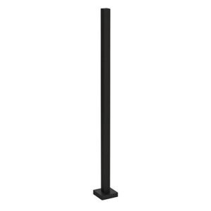 Pedestal Pro 66TOW-PRO-003-CRS 14' Steel Camera Pole with 6" Tube, ADA Compliant, Powder Coated Black Wrinkle
