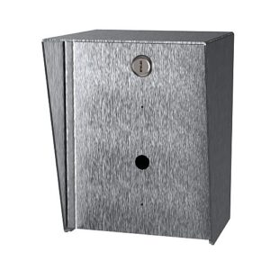 Pedestal Pro 68HOU-AWID-01-304 Access Control Housing, 6" by 8" Portrait Stainless Steel