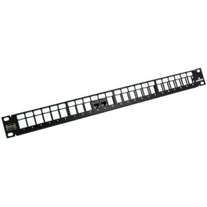 Leviton 69270-U24 Flat QuickPort Patch Panel with eXtreme CAT6 Connectors