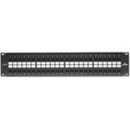 Leviton 69270-U48 Flat QuickPort Patch Panel with eXtreme CAT6 Connectors