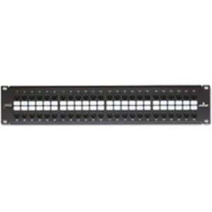 Leviton 69270-U48 Flat QuickPort Patch Panel with eXtreme CAT6 Connectors
