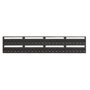 Leviton 6A586-U48 Network Patch Panel, Panel 48 Pt Cat6A+Bar