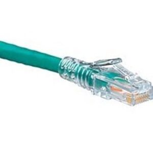 Leviton 6D460-15G eXtreme CAT6 SlimLine Boot Patch Cord, 15 ', Green